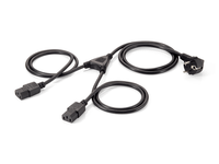 cable alimentacion equip shuko 90 macho a 2 iec hembra 18m 112220