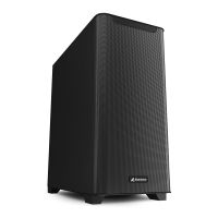 sharkoon m30 black e-atx con lateral metalico usb 30 negra