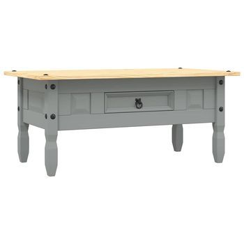 Mesa De Café - Mesa De Centro Corona Range Pino Mexicano Gris 100x55x44 Cm