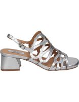 sandalias elegante de mujer chk10 melania 05 color plata 35