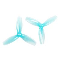 2 pares  6 pares gemfan 3024 3 pulgadas helice de 3 palas de pc 15mm 3 agujeros para drones de carreras fpv rc compati