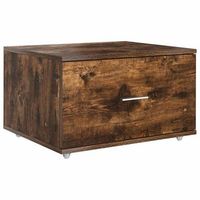 cajonera 55 x 45 x 31 cm roble ahumado vidaxl