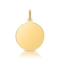 colgante de plata 925 dorado grabable