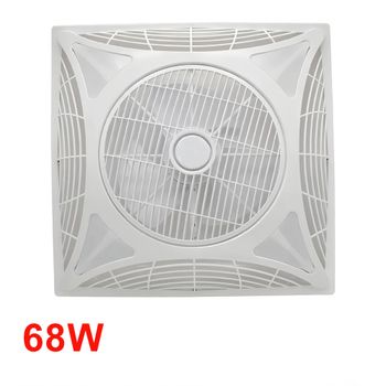 Ventilador de Techo con Luz OStarkDom 68W LED, Motor AC Silencioso, 3 Velocidades, Mando a Distancia, Función Verano/Invierno, IP20, 3 Años de Garantía - Blanco 55cm OstarkDom-leduni