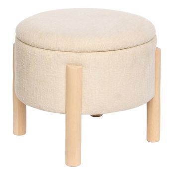 Taburete Elki Blanco 45.5x37x45.5cm