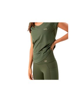 Camiseta de Fitness Ditchill T-Shirt Ease Mujer Verde
