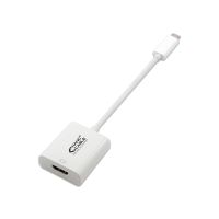 nanocable cable conversor usb-c a hdmi 4k machohembra 15cm blanco