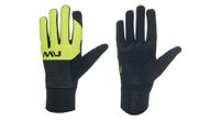 guantes northwave fast gel negro amarillo fluo