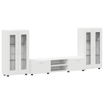 Conjunto De Mueble De Tv Florin 3 Uds | Mueble De Salón | Gabinete De Tv Madera De Ingeniería