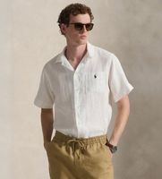 polo ralph lauren para hombre 710671438524 camiseta de punto custom slim fit blanco crema xxl casual algodon manga corta