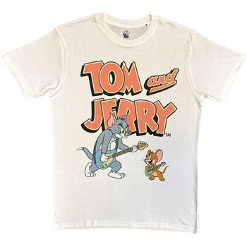 Dessins Animés Camiseta Playing Guitar para mujer