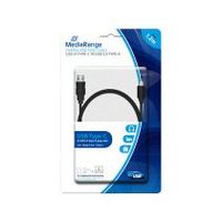 cable usb 31 tipo c a usb 30 tipo a mediarange longitud del cable 12 m negro