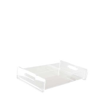 Bandeja rectangular de acrílico 39.5x25.3cm