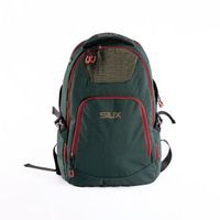 siux - mochila de padel  edge con espacio para 1 pala y zapatillas diseno funcional y espalda acolchada verde