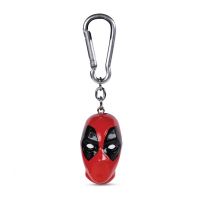 pyramid llavero 3d de gancho logo marvel deadpool