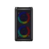 altavoz bluetooth bsl-s21 de 20w con iluminacion led tws radio fm reproductor mp3 por usb y microfono incluido bateria de 2400 mah y carga usb-c