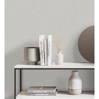 papel pintado vinilico de espigas de fibra de yute con textura en relieve - dakar 681182 de gaulan - rollo de 10 m x 106 m