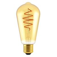bombilla led e27 st64 deco spiral 2200k 49w