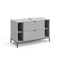 mueble bajo lavabo eliza 100 x 63 cm con 2 cajones extraibles vicco