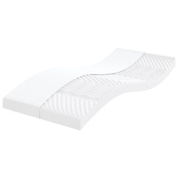 Colchón De Espuma De 7 Zonas Dureza 20 Ild Blanco 90x210 Cm Vidaxl