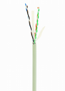 CABLE RED GEMBIRD UTP CAT6 TRENZADO CCA AWG24 BOBINA 305M GRIS