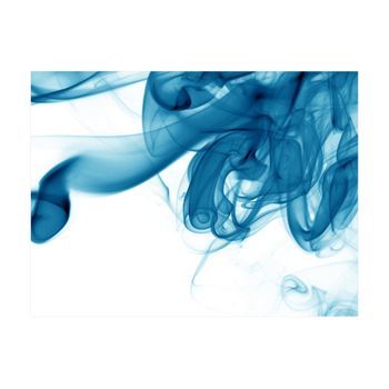 Papel Pintado 3d - Humo Azúl (200x154 Cm)