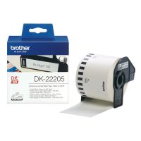brother dk22205 cinta papel termico blanco