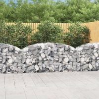 cesta de gaviones  gavion para piedras  gavion decorativo forma arco hierro galvanizado 200x50x80100cm cfw304195