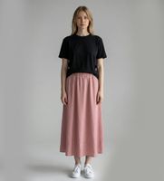 marella para mujer 2613101104200 falda mlsbella rosa 42 casual seda