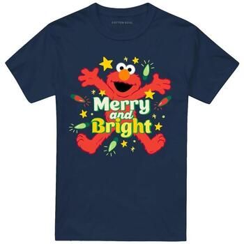 Sesame Street Camiseta Merry And Bright para mujer