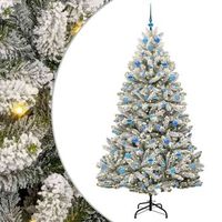 arbol de navidad artificial verde y 210 cm pvc y metal vidaxl