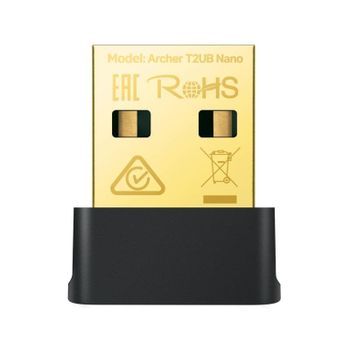 Tarjeta de Red TP-Link Archer T2UB Nano USB Wi-Fi Dual Band 433 Mbps Bluetooth 4.2