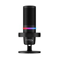 hyperx duocast microfono gaming usb rgb negro