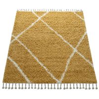 alfombra helinia amarillo 140x200 cm