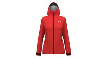 Chaqueta impermeable salewa ortles 3l gore tex para mujer rojo