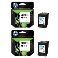 original multipack hp deskjet 2054a printer ink cartridges 2 pack -ch563ee