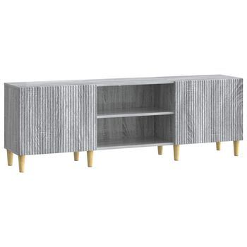 Mueble De Tv Gris Sonoma 150 X 31 X 50 Cm Madera De Ingeniería Vidaxl