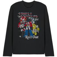 transformers camiseta manga larga roll out para mujer