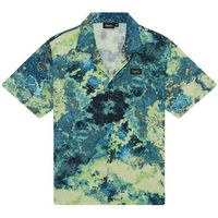 dolly noire camisa manga larga adrift chemical bowling shirt para hombre