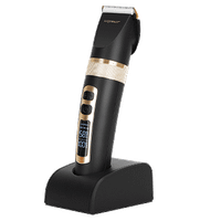 aigostar sharper - cortapelos hombre profesional electrica maquina cortar pelo cortadora de pelo pantalla led barbero y cortapelos con hoja de ceramica y titanio 4 peines guia de precision