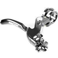 box one long reach race lever - left silver