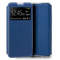 cool funda flip cover liso azul para samsung galaxy s20 plus
