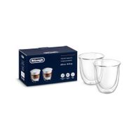 delonghi vasos de cappuccino de doble pared 270 ml pack de 2 dlsc311