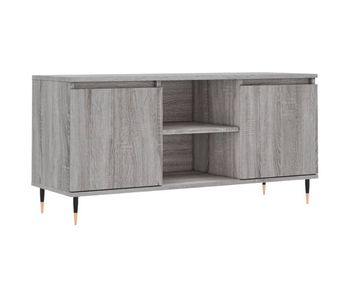 Mueble de tv madera de ingeniería gris sonoma 104x35x50 cm