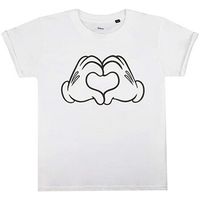 disney camiseta love hands para nina