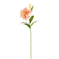 tallo de lirio oriental doble artificial naranja coral h80