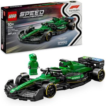 LEGO ++ Speed Champions Coche de Carreras Aston Martin Aramco F1 AMR24 de Juguete,  Regalo para Niños y Niñas de 10 Años o Más 77245