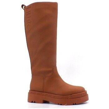 Liu Jo Botas Love 18 Stivale Combact Pelle Cognac SF1229EX014 para mujer