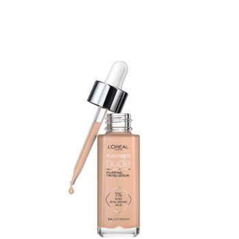 L'Oréal Paris True Match Nude Plumping Tinted Serum (Various Shades) - 3-4 Light-Medium