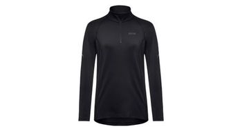 Maillot de manga larga para mujer gore wear m mid zip negro